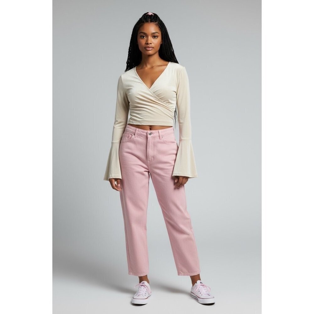 Almost Famous Women's Flare Sleeve Top